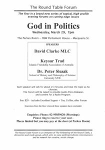 God in Politics