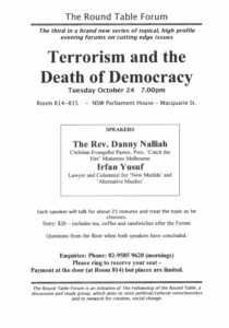 Terrorism and the Death of Democracy