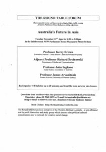 Australia’s Future in Asia