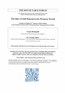 The Rise of Self Hatred in the Western World