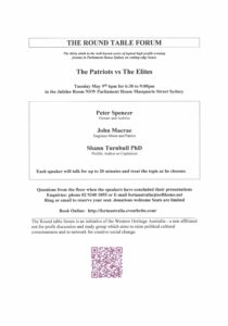 The Patriots vs The Elites