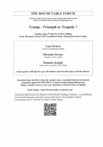 Trump – Triumph or Tragedy?